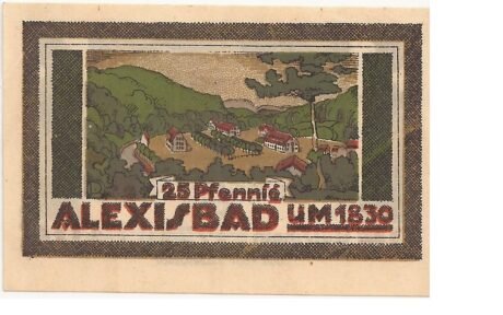 Реверс банкноты 25 fenigów (Niemcy) 1921