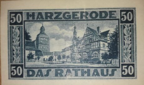 Реверс банкноты 50 пфеннигов (Германия) 1921 года