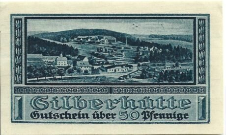 Реверс банкноты 50 пфеннигов (Германия) 1921 года