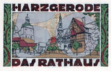 Реверс банкноты 50 пфеннигов (Германия) 1921 года