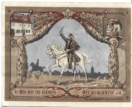 Реверс банкноты 25 fenigów (Niemcy)