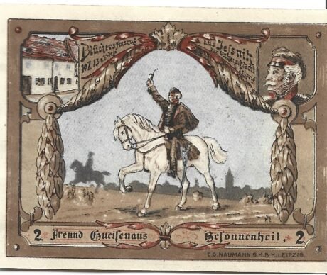 Реверс банкноты 25 fenigów (Niemcy)