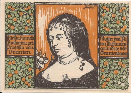 Реверс банкноты 50 fenigów (Niemcy)