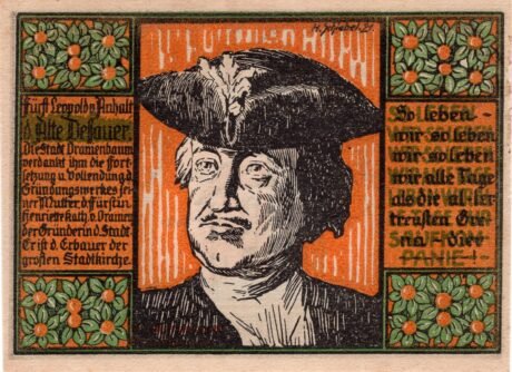 Реверс банкноты 50 fenigów (Niemcy) 1922