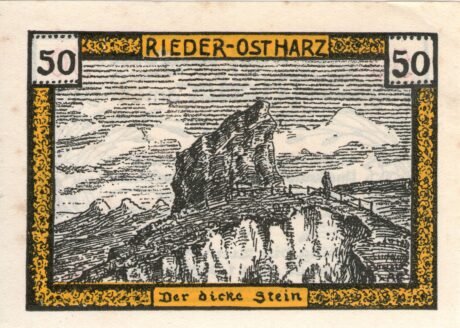 Реверс банкноты 50 пфеннигов (Германия) 1921 года