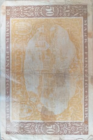 Реверс банкноты 50 Gaggenau, Gernsbach i Forbach (Niemcy) 1922