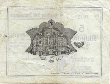 Реверс банкноты 5 000 000 000 marek (Niemcy) 1923