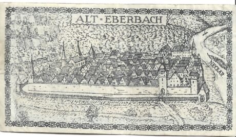 Реверс банкноты 50 fenigów (Niemcy) 1918