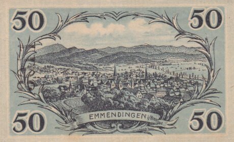 Реверс банкноты 50 пфеннигов (Германия) 1921 года