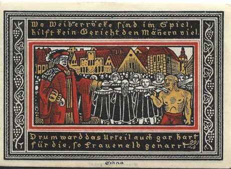 Аверс банкноты 50 fenigów (Niemcy) 1921