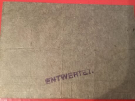 Реверс банкноты 10 marek (Niemcy) 1918