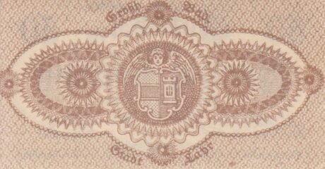 Реверс банкноты 50 fenigów (Niemcy) 1917