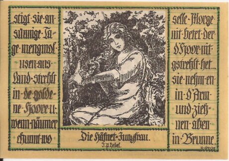 Реверс банкноты 50 fenigów (Niemcy) 1921