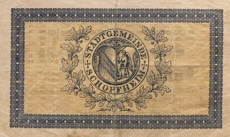 Реверс банкноты 500 марок (Германия) 1922 года