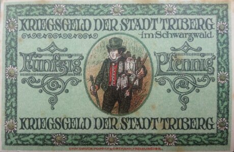 Реверс банкноты 50 fenigów (Niemcy) 1918