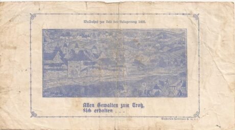 Реверс банкноты 50000000000 marek (Niemcy) 1923