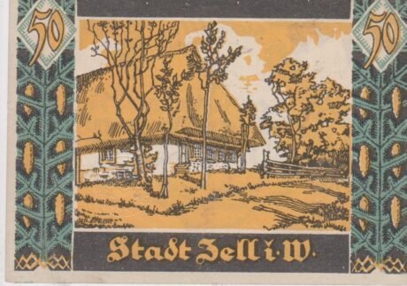 Реверс банкноты 50 fenigów (Niemcy) 1921