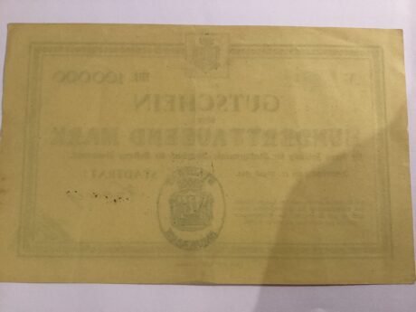 Реверс банкноты 100000 marek (Niemcy) 1923