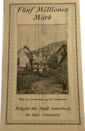 Реверс банкноты 5 000 000 marek (Niemcy) 1923