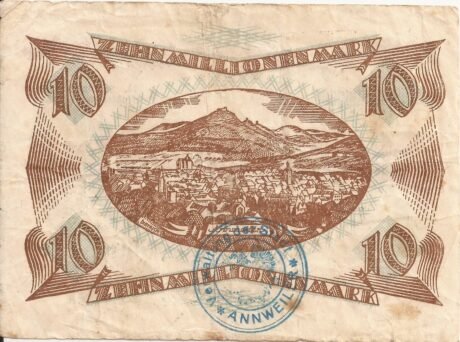 Реверс банкноты 10000000 marek (Niemcy) 1923