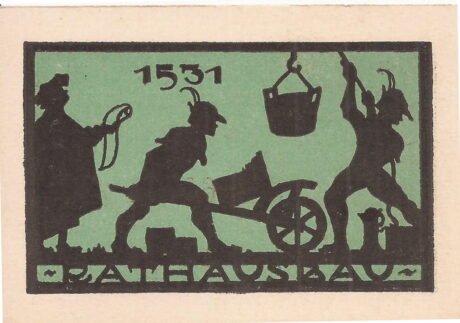 Реверс банкноты 25 пфеннигов (Германия) 1921 года