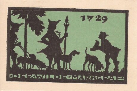 Реверс банкноты 25 fenigów (Niemcy) 1921