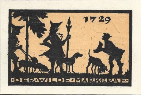 Реверс банкноты 75 пфеннигов (Германия) 1921 года