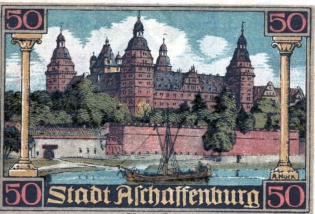 Реверс банкноты 50 пфеннигов (Германия) 1921 года