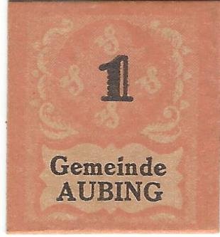 Аверс банкноты 1 fenig (Niemcy) 1920