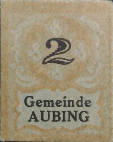 Аверс банкноты 2 fenigi (Niemcy) 1920