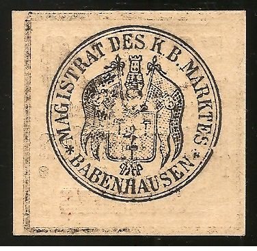 Реверс банкноты 50 fenigów (Niemcy) 1918