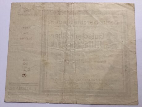 Реверс банкноты 2 000 000 000 marek (Niemcy) 1923