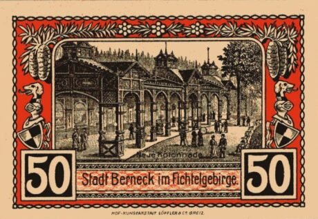 Реверс банкноты 50 fenigów (Niemcy) 1921