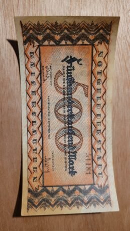 Аверс банкноты 500000 marek (Niemcy) 1923