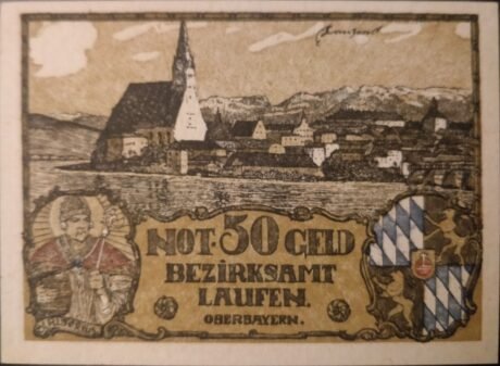 Аверс банкноты 50 fenigów (Niemcy) 1920