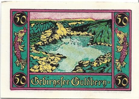 Реверс банкноты 50 fenigów (Niemcy) 1921