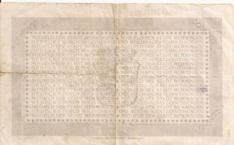 Реверс банкноты 1000000 marek (Niemcy) 1923