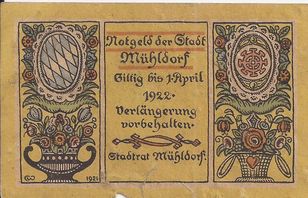 Аверс банкноты 30 пфеннигов (Германия) 1921 года