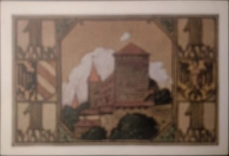 Реверс банкноты 1 sygnatura Notgeld-Ausstellung (Niemcy) z 1921 r