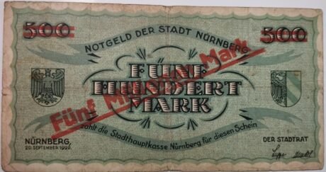 Аверс банкноты 5000000 marek (Niemcy) 1923