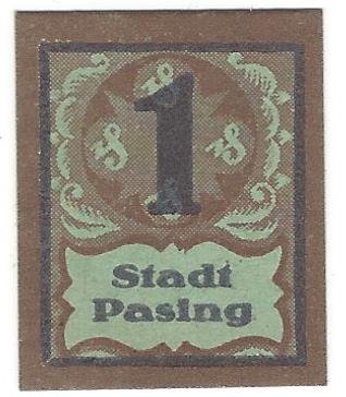 Аверс банкноты 1 fenig (Niemcy) 1921