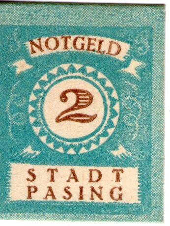 Аверс банкноты 2 fenigi (Niemcy)