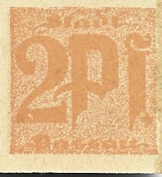 Реверс банкноты 2 fenigi (Niemcy)