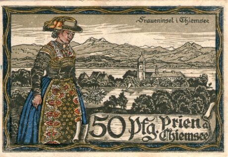 Реверс банкноты 50 fenigów (Niemcy) 1920