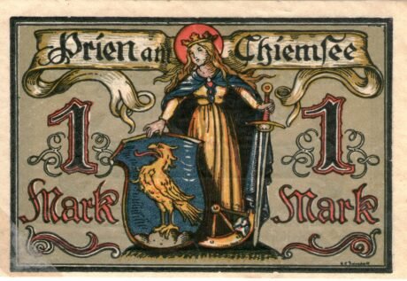 Реверс банкноты 1 marka (Niemcy) 1920