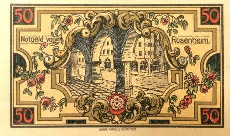 Реверс банкноты 50 пфеннигов (Германия) 1921 года