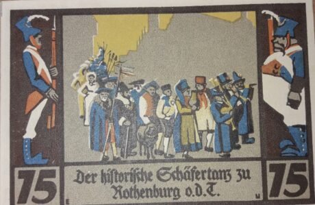 Реверс банкноты 75 пфеннигов (Германия) 1921 года