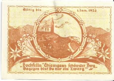 Реверс банкноты 35 пфеннигов (Германия) 1921 года