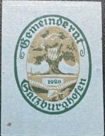 Реверс банкноты 20 fenigów (Niemcy) 1920