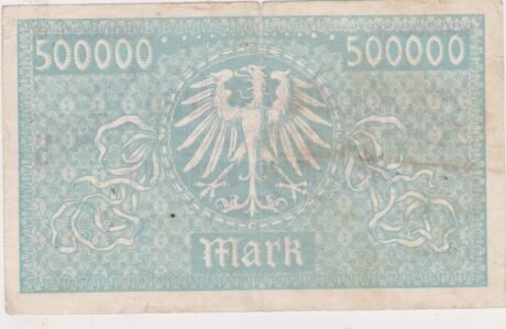 Реверс банкноты 500000 marek (Niemcy) 1923